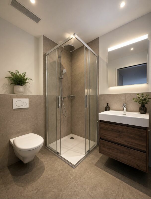 Neubauwohnung in Reinach - Wohnkomfort auf höchstem Niveau - Dusche/WC