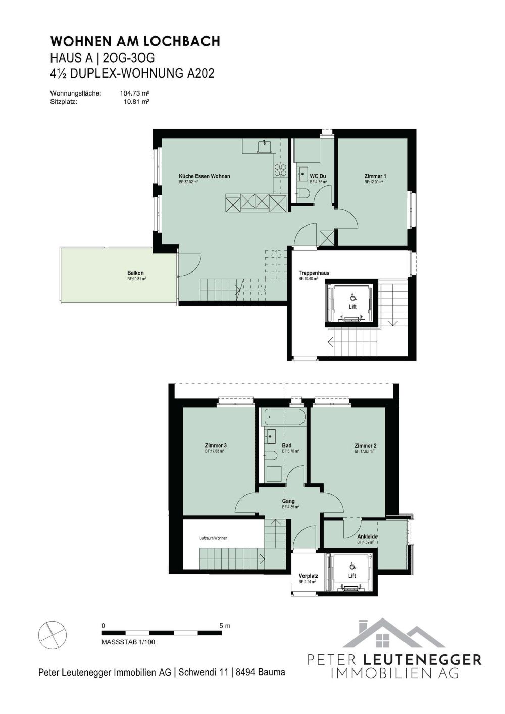 Erstvermietung - Grosszügige 4.5 Zimmer-Neubauwohnungen an ruhiger Lage - Bild 7