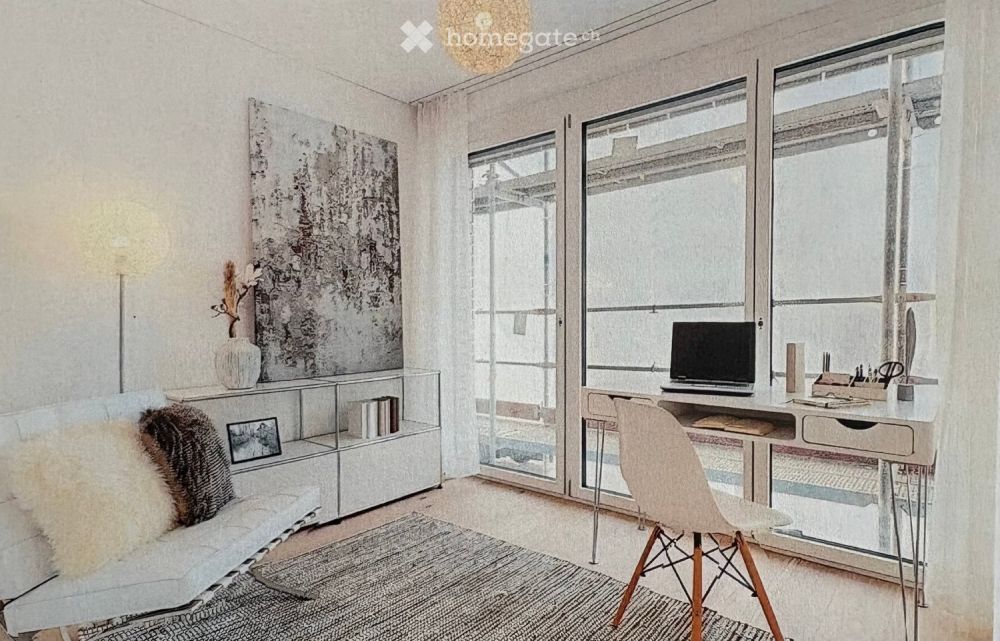 Moderne 2.5-Zimmer-Wohnung mit zwei Loggias in Binningen - Bild 3