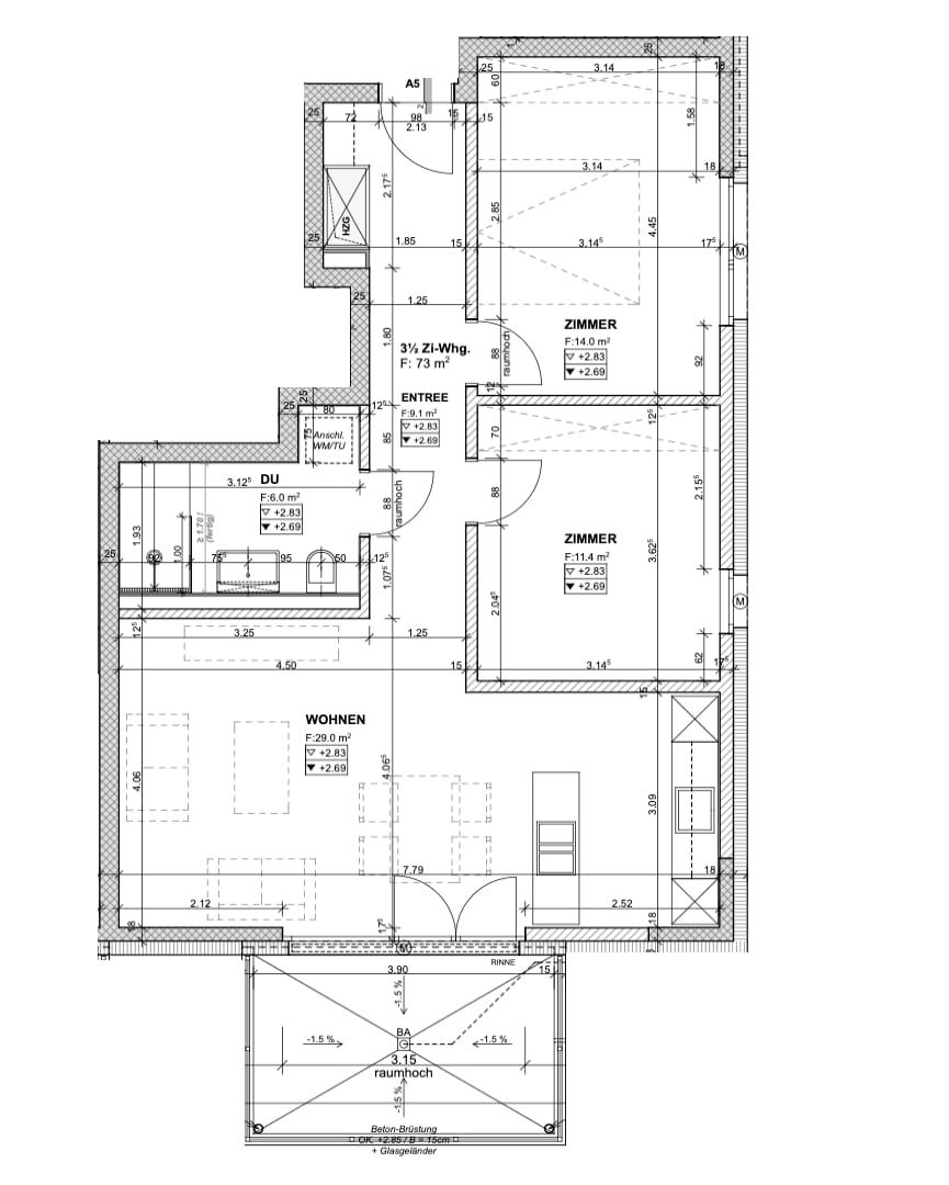 Moderne 3.5-Zimmer-Wohnung sucht neue Mieterschaft - Bild 7