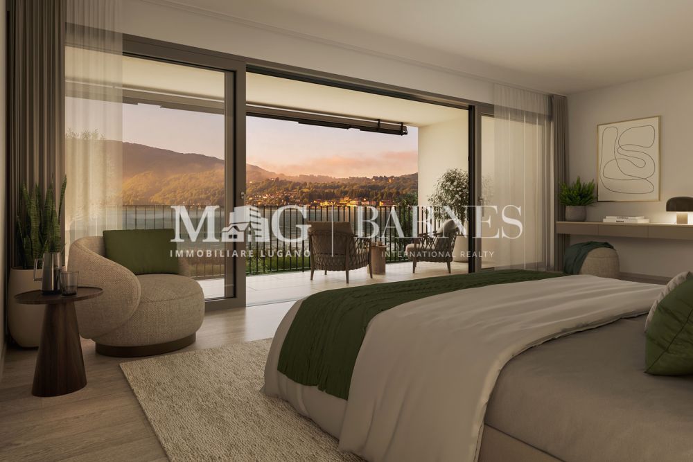 Villa fronte lago con giardino privato a Caslano - Bild 11