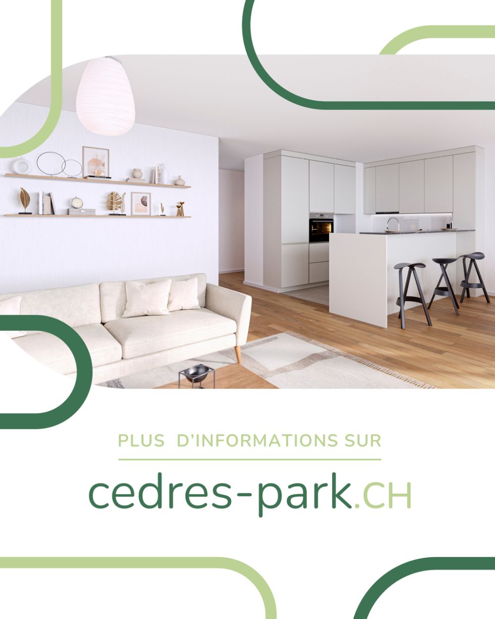Cèdres Park - Dernier appartement de 3.5 pièces - lot I305 - Bild 3