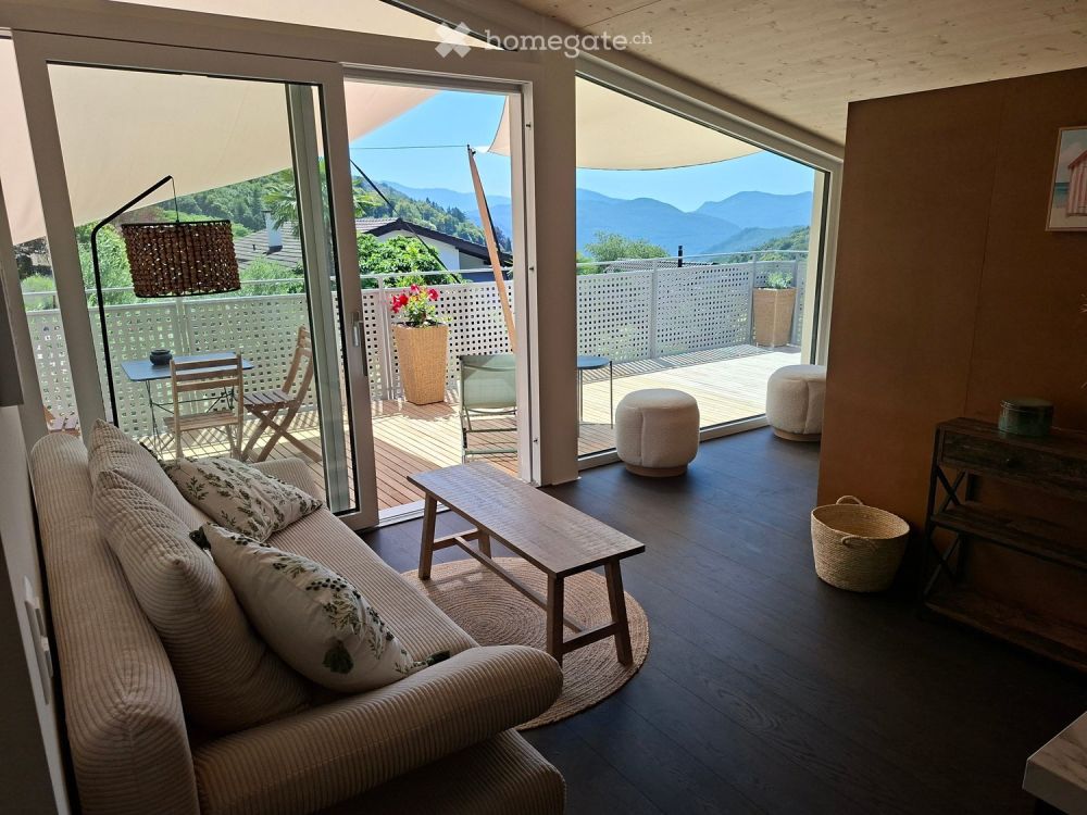 Neubau-Erstbezug: Moderne 1.5-Zimmer-Wohnung mit Bergblick in Novaggio - Bild 3