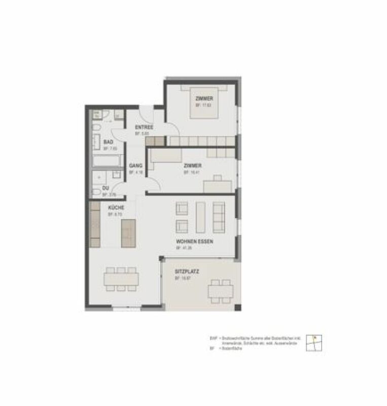 Vermietung: 3.5-EG-Zimmerwohnung inkl. Kellerabteil - Bild 10