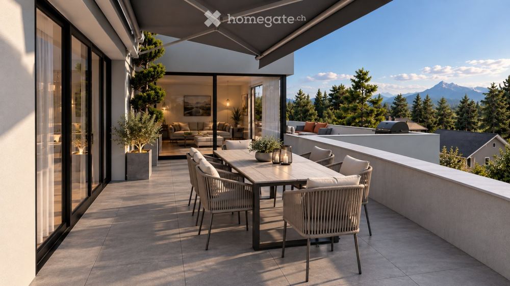 Zwei hochwertige 4.5-Zimmer-Neubau-Attikawohnungen mit grossen Terrassen in Konolfingen - Bild 4