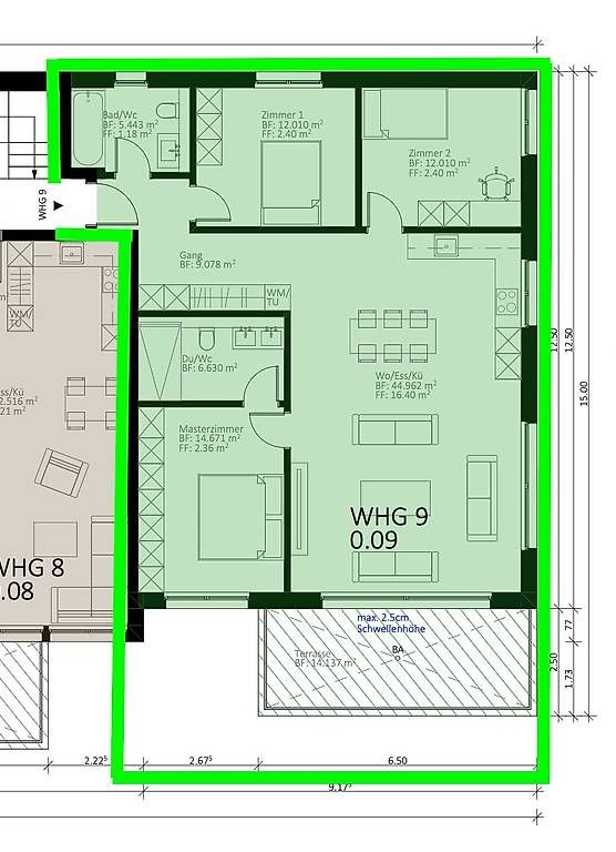 Erstbezug/Neubau: Moderne 4.5-Zimmer-Wohnung - Bild 5