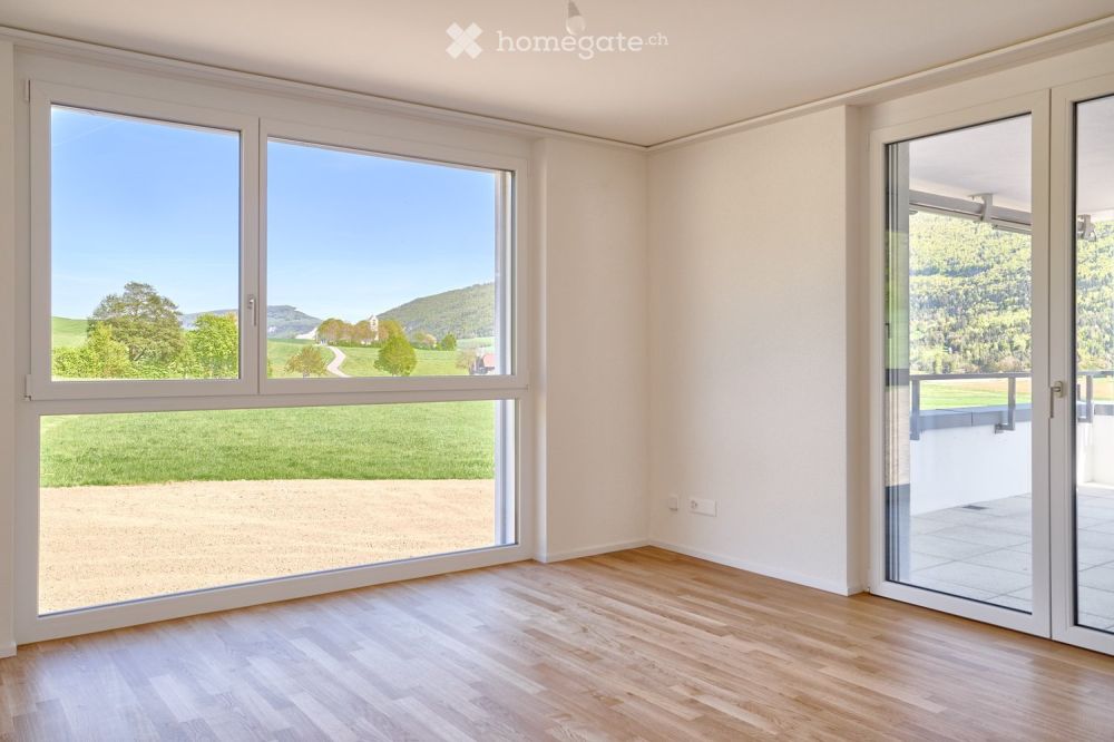 4,5 Zimmer Neubauwohnung mit unverbaubarem Ausblick ins Grüne, in den Naturpark Thal - Bild 3