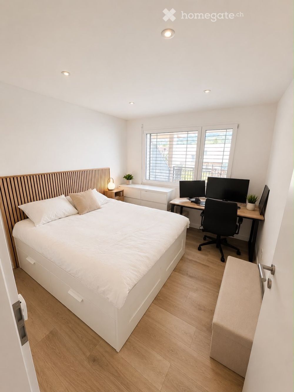 Appartement neuf de 2.5 pièces à Saxon, calme et lumineux en été - Bild 5