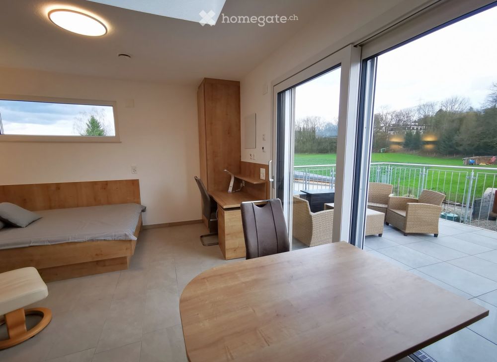 Moderne, voll möblierte 1.5-Zimmer mit 20m2 Balkon - Bild 2