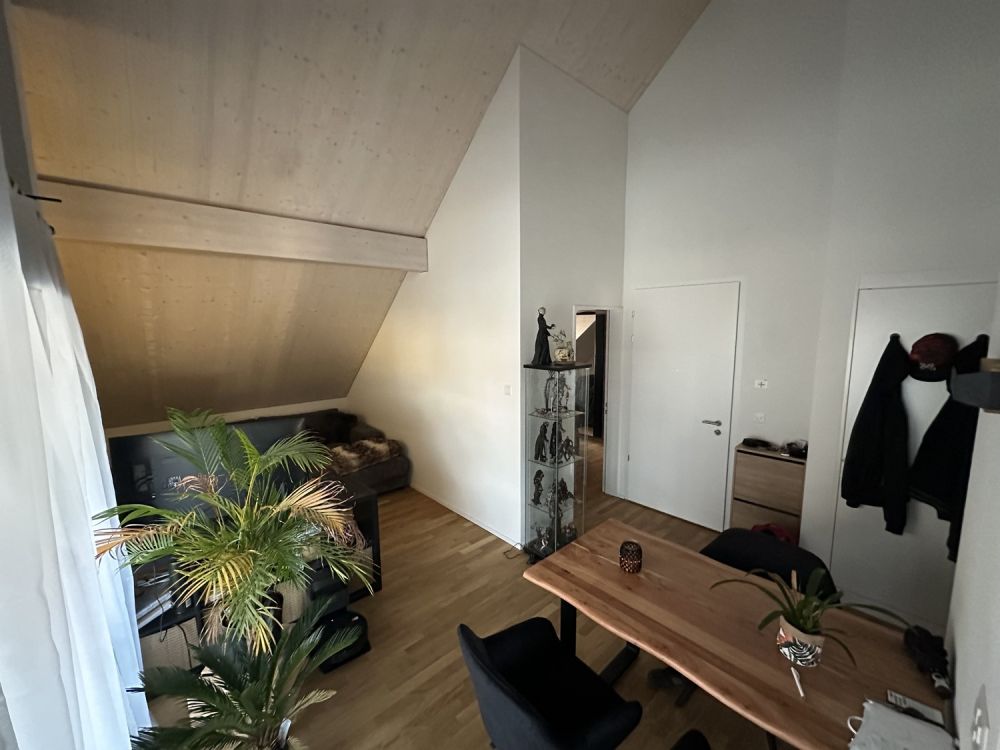 2 ½-Zimmerwohnung direkt am Bahnhof Rüti - Wohnzimmer