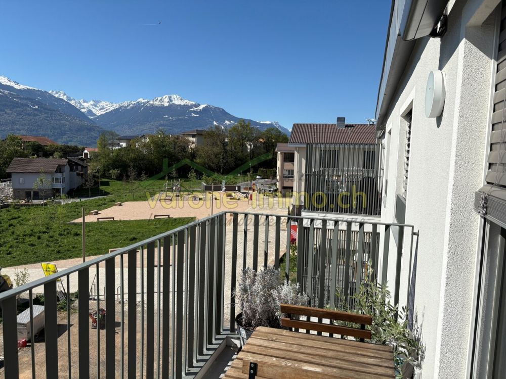 Appartement récent de 3.5 pièces en attique à Saint-Germain / Savièse - Panorama ouest