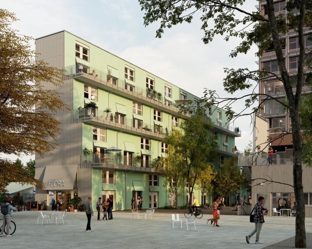 MIETEN OHNE KAUTION, Grosszügige Maisonette-Lofts im Industrie-Look - Visualisierung Aussenansicht