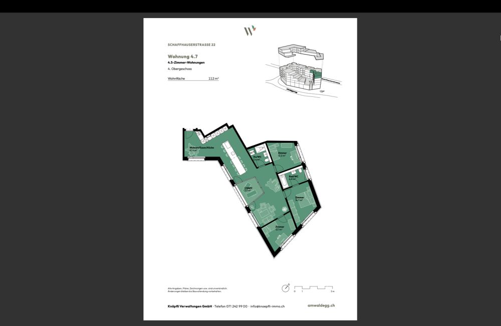 Modern apartment with Island Kitchen - Bild 2