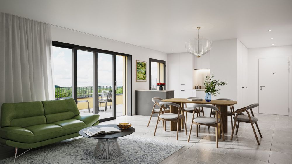 NEU - 1.5-Zimmer-Wohnung - NUR 10 Min. von LONZA - Bild 2