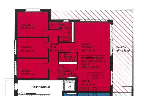 Moderne 4.5 Zimmer-Wohnung - Bild 5