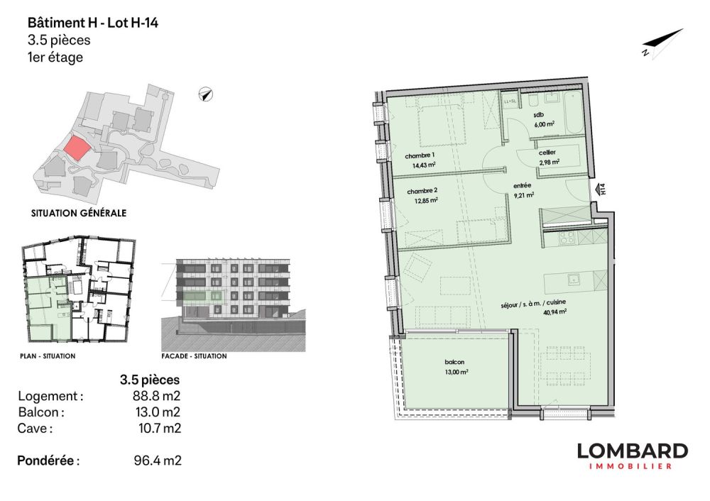 Appartement de 3.5 pièces au 1er étage - Bild 6