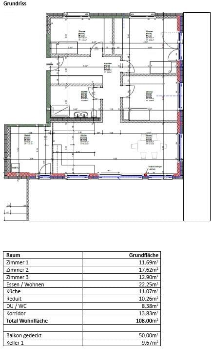 Erstbezug 4.5 Zimmer-Wohnung mit grosser Terrasse (1.1) - Bild 2