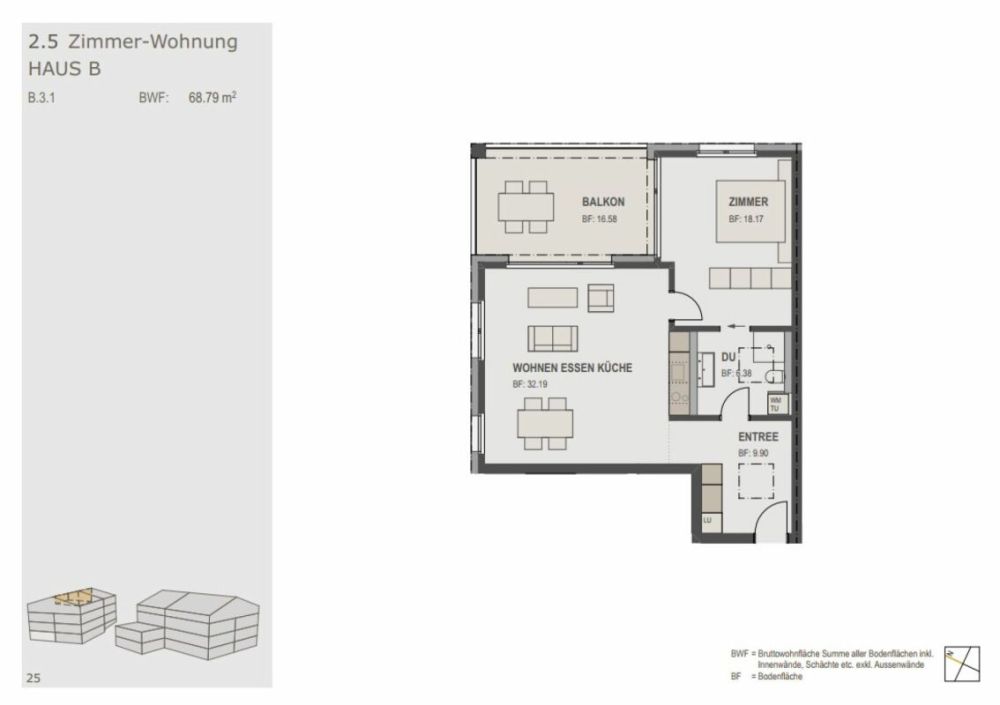 Vermietung: 2.5-Zimmer-Dachwohnung - Bild 9