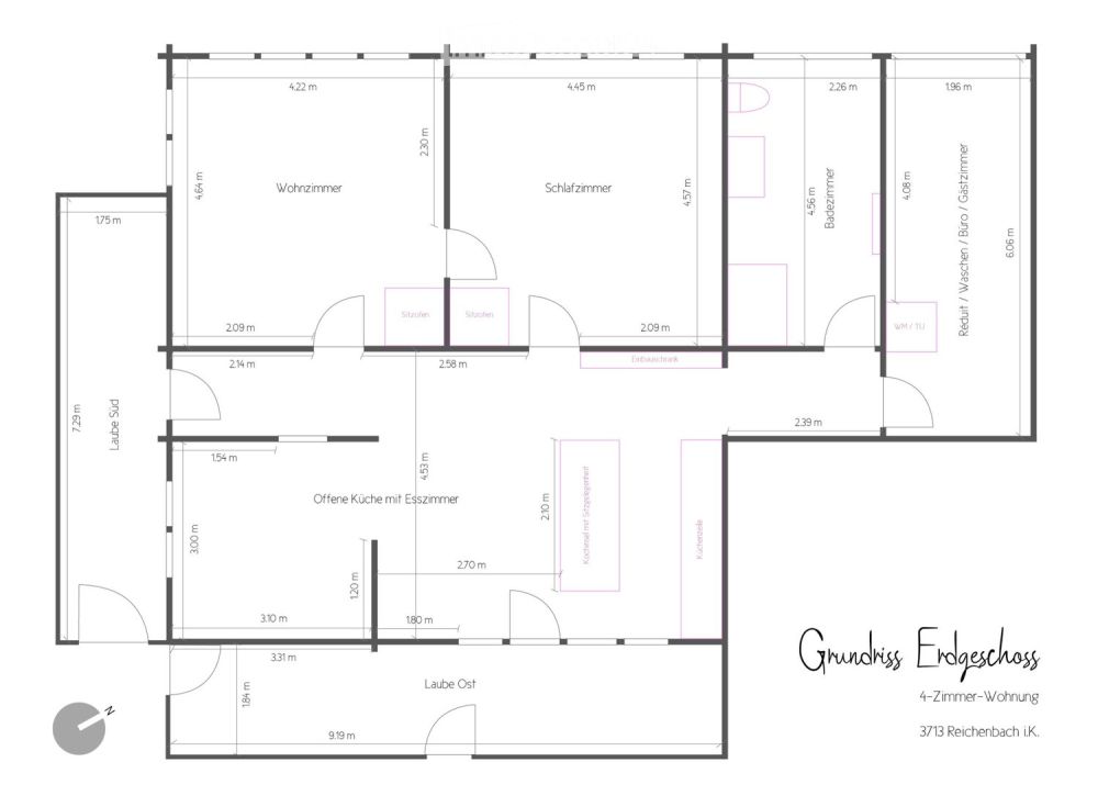 Exklusive neue 4-Zimmer-Altholzwohnung in Bauernhaus - Bild 5
