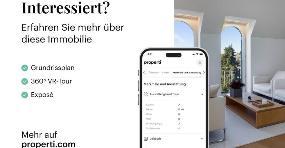 Stilvolles, modernes Wohnen mit Naturverbundenheit und Weitblick bis in die Alpen - Maison 5.5 pièces - image - 3