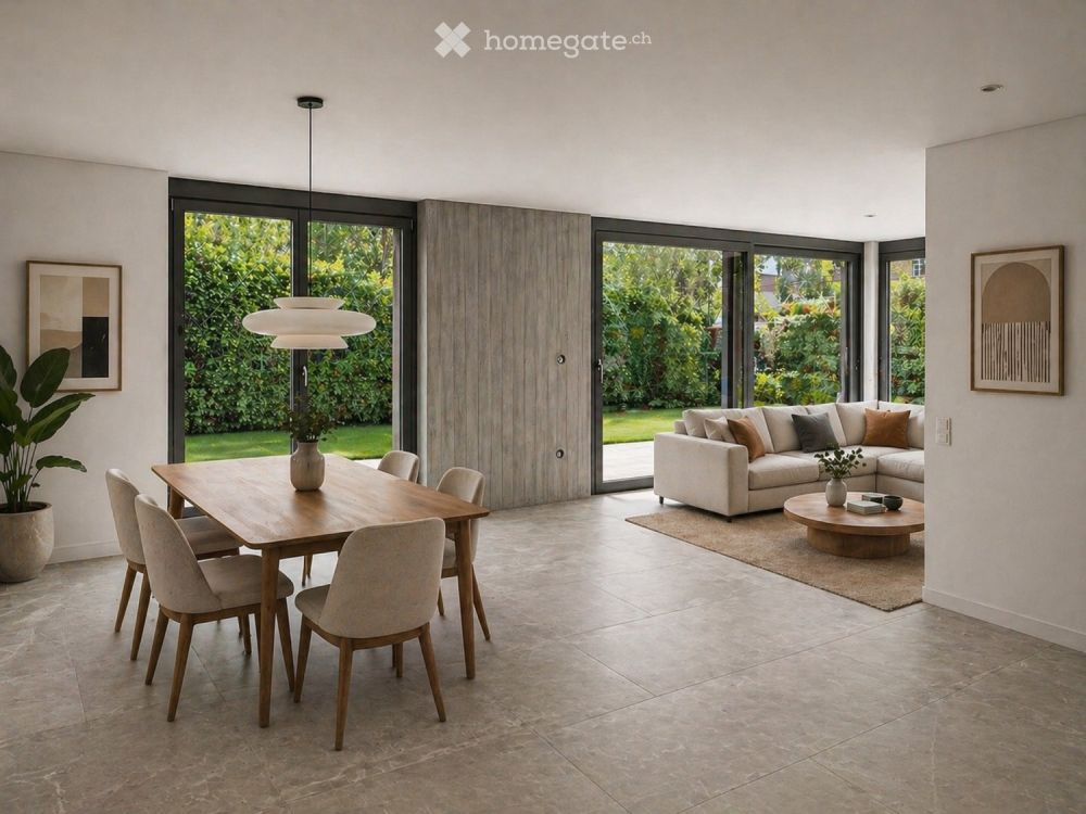 Neubau MFH Alpina, 3.5 Zi Wohnung im Erdgeschoss - Bild 1