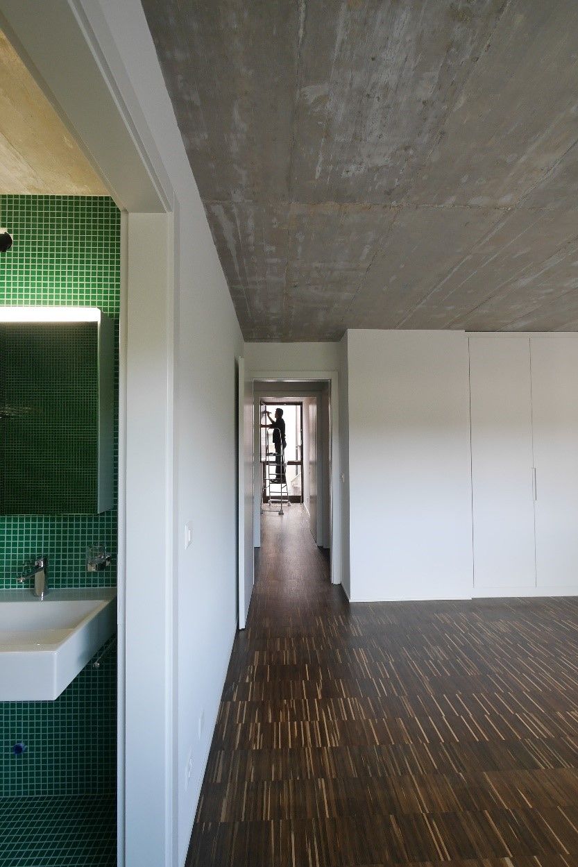 modern appartement Eaux-Vives - materials