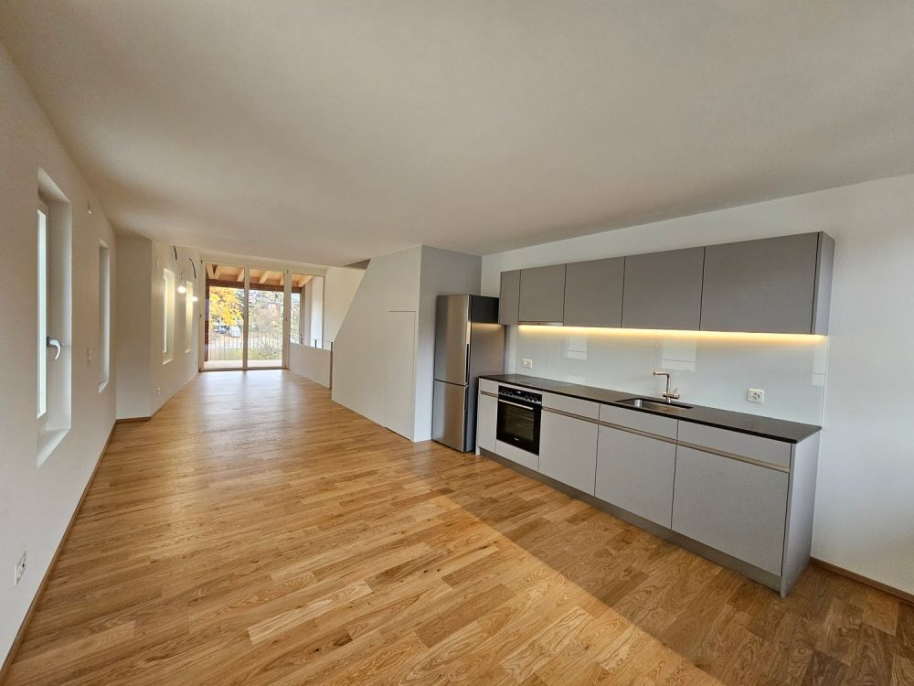 Erstvermietung - Maisonette über 3 Etagen mit Atelier, Balkon & Hobbyraum in Sissach - Bild 1