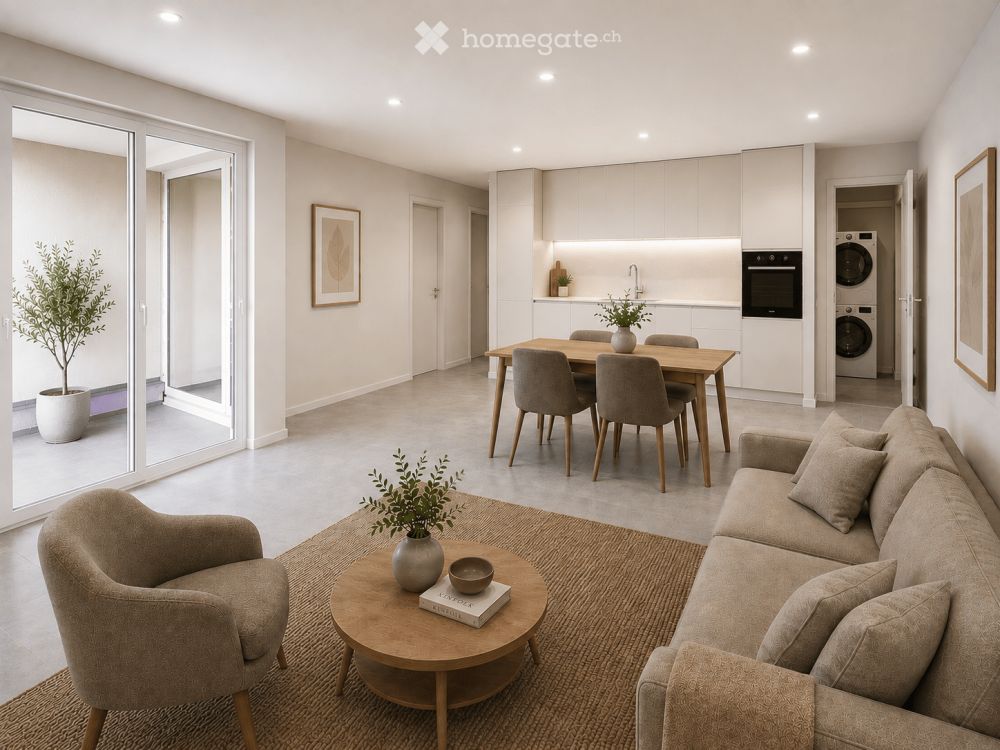 ERSTBEZUG Wohnen im Mitteldorf - Moderne 2.5-Zimmer-Neubauwohnung im Herzen von Villmergen - Bild 1