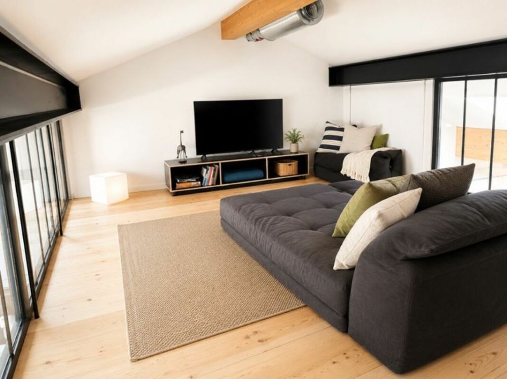 Magnifique appartement d'architecte de 138 m² avec jardin et terrasse - Attalens - Bild 11
