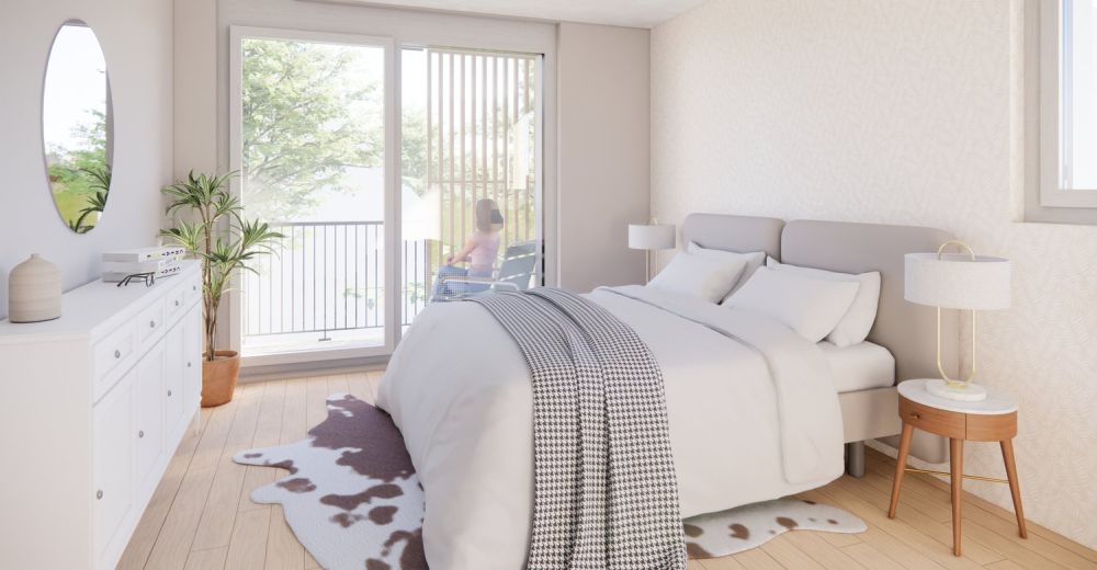 Neubau 3.5 Zi-Whg. EG  Neufeldstrasse 26 idylisch, ruhig, hell, zweckmässiger, moderner Grundriss - Bild 7
