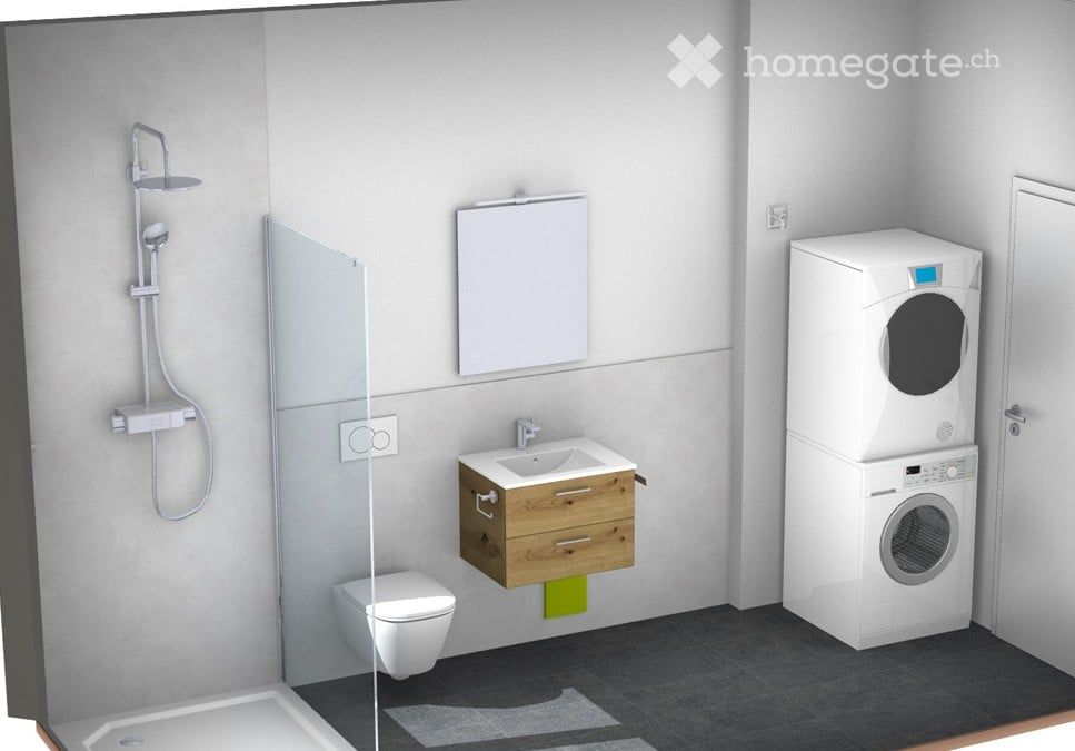 Moderne 2-Zimmer-Wohnung mit grossem Balkon - Bild 4