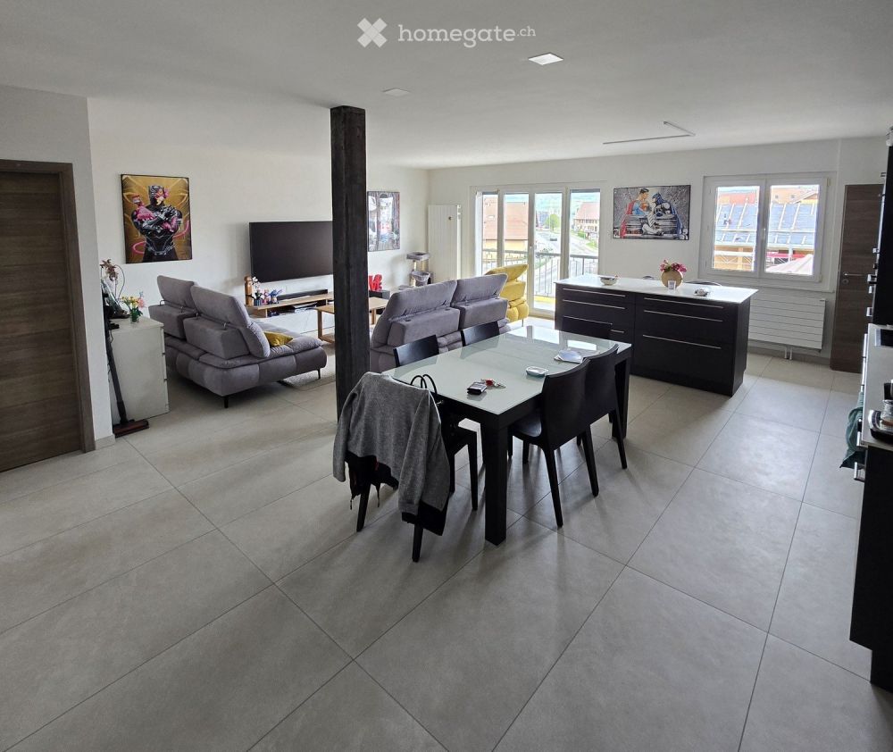 Grand app. 4.5p + bureau + buanderie privée - Bild 1