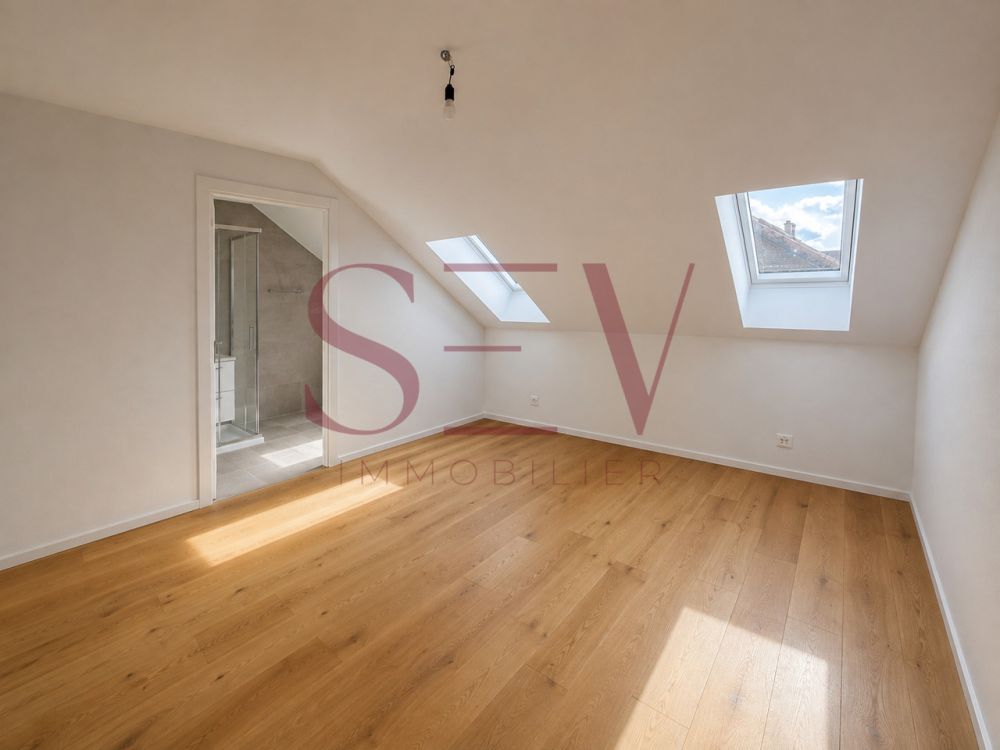 NEUF - Appartement traversant de 4.5 pièces, de 129m2 - Chambre parentale avec sa salle d'eau privtive