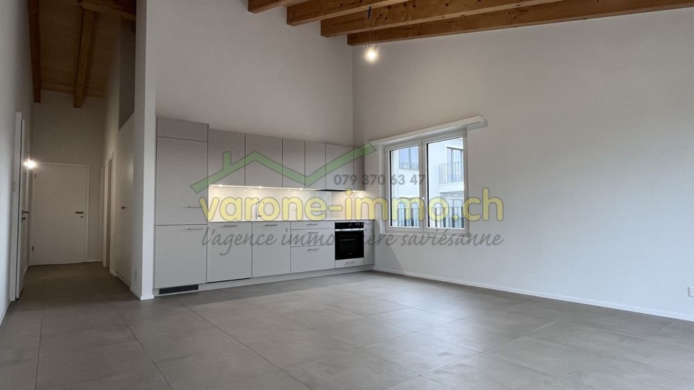 Appartement neuere 3.5 Zimmer-Penthouse in Saint-Germain / Savièse - Cuisine