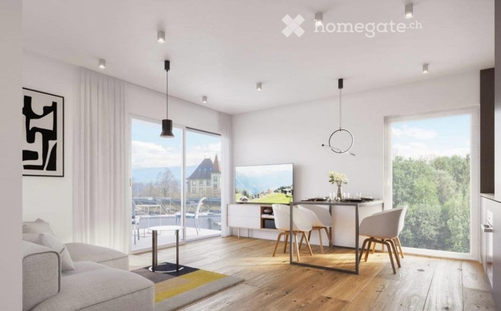 Moderne 2.5-Zimmer-Neubauwohnung mit Balkon - Bild 1
