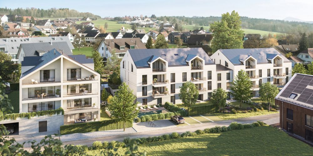 1. Vermietung - 4.5-Zimmer-Dachwohnung mit Panoramaaussicht und exklusivem Ausbaustandard - Bild 1