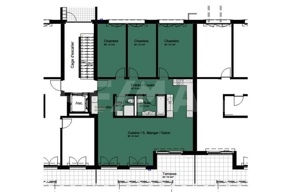 Votre nouveau chez-vous lumineux au cur dAvenches  Au Milavy - Bild 10