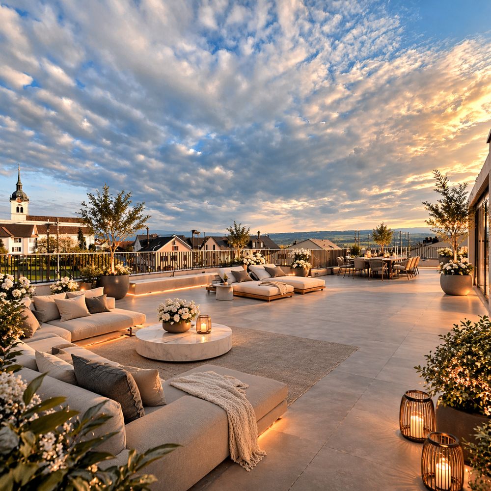 Erstvermietung: Einzigartige Attikawohnung mit Aussicht über das Reusstal - Bild 1