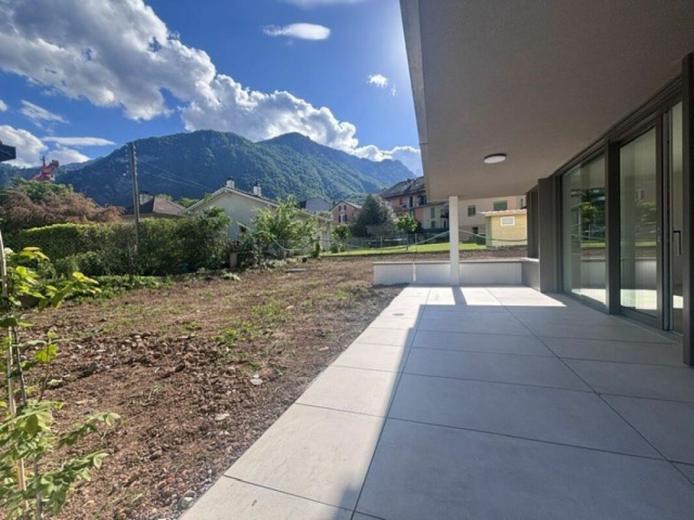Appartement 3.5 pièces au coeur de Vouvry - Terrasse et jardin (finitions en cours)