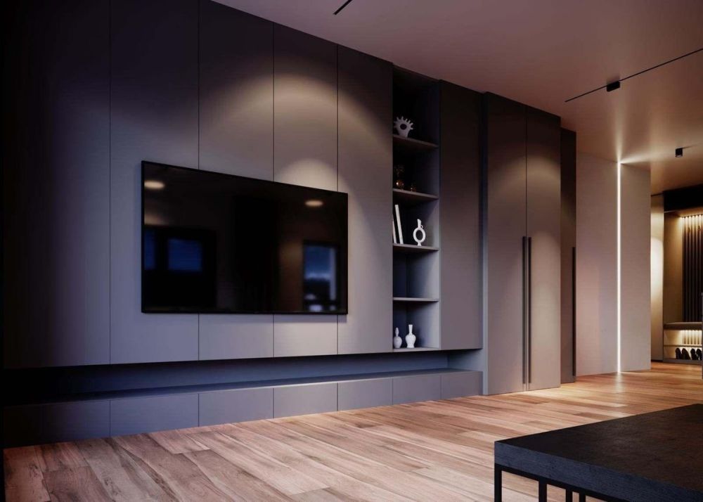 À louer - Appartement neuf Minergie 2.5 pièces avec grand balcon et parking intérieur à Aproz (Résidence The Cube) - Salon