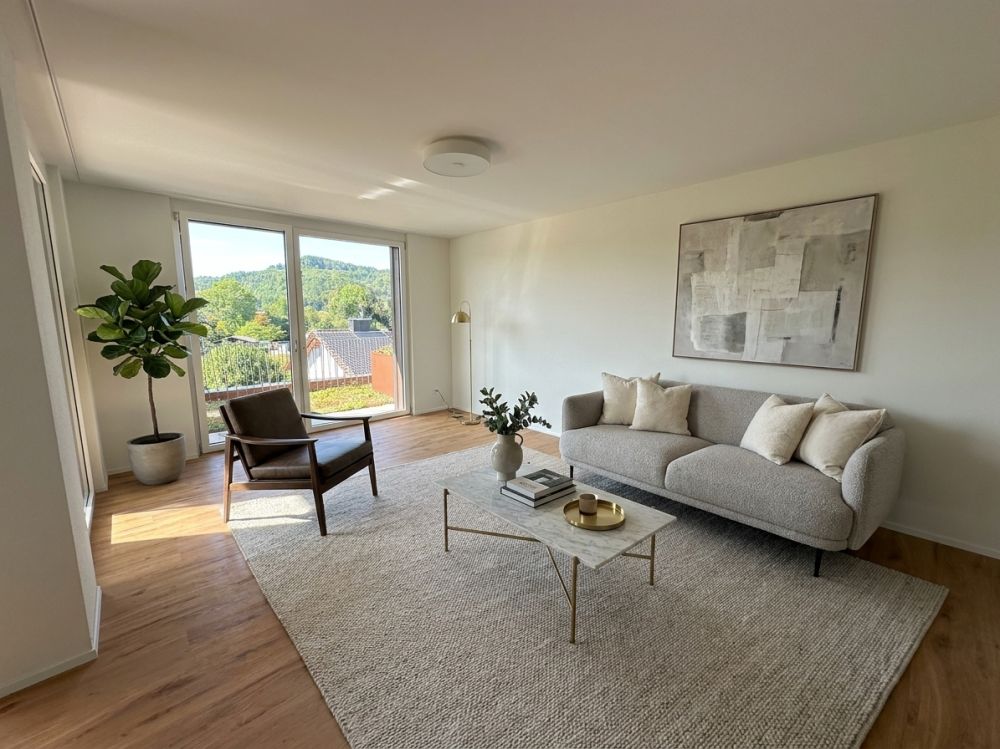 Moderne 2.5- Zimmer-Dachwohnung in Gränichen – Neubau mit Aussicht und Komfort - Bild 1