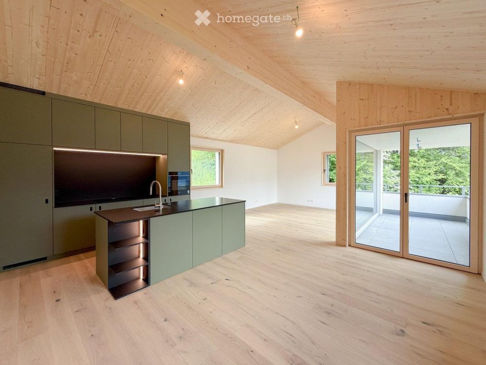 Attique 4.5 pièces neuf — Garage fermé + 2 places parc - Bild 1