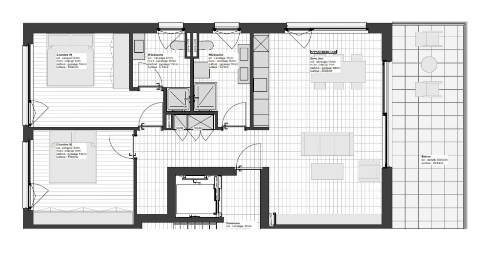 À louer – Magnifique appartement 3.5 pièces NEUF - grande terrasse de 22m2 à Chalais - Bild 3