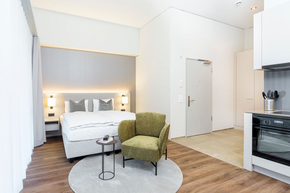 Studio Apartment - Barrierefrei möbiliert in Cham (Zug), Papieri-Areal - Bild 1