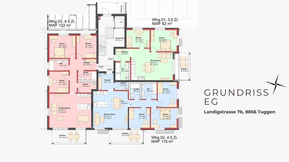 Erstvermietung - Exklusive 4.5-Zi-Neubauwohnungen im schönen Tuggen SZ - Bild 6