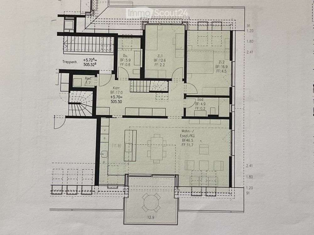Maisonette - Dachwohnung in Bubikon / Wolfhausen - Bild 3