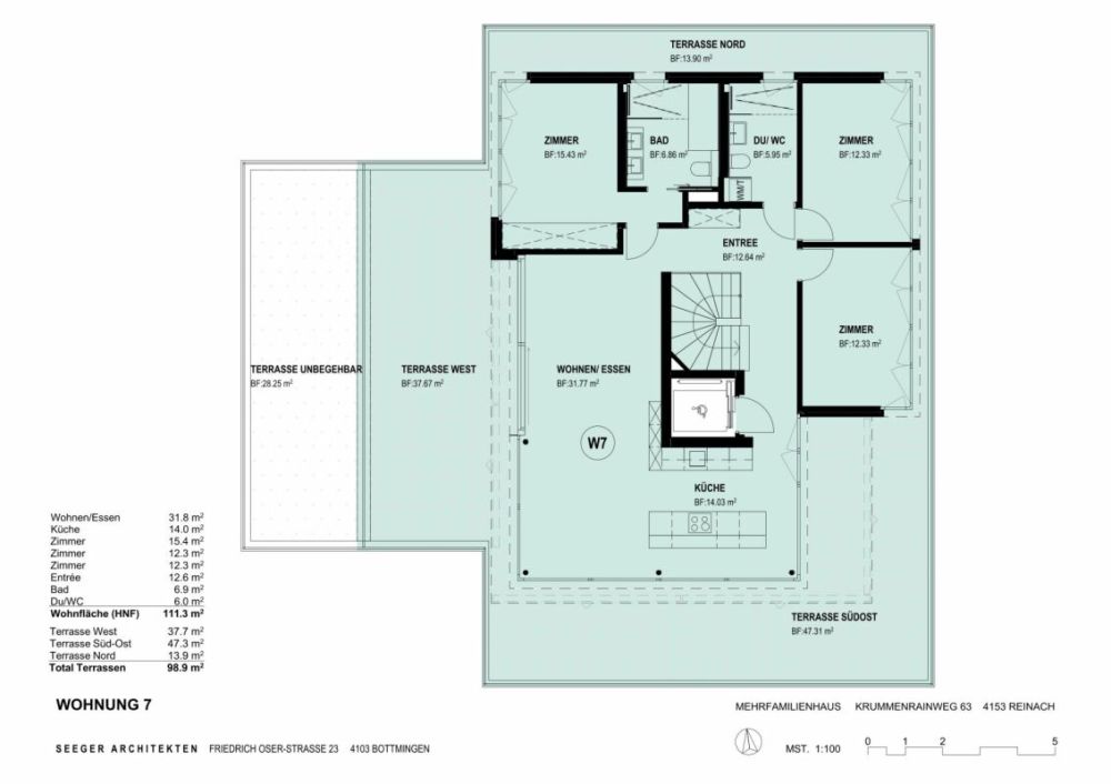 Erstvermietung - Mehrfamilienhaus mit 7 Wohnungen in Reinach - Bild 12
