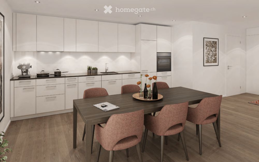 Moderne 5.5-Zimmer-Wohnung in Russikon mit herrlicher Aussicht in die Berge zu vermieten - Bild 6