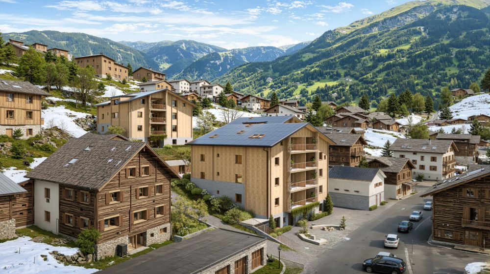Neubau HASOL in Bürchen mit 1.5- bis 5.5-Zimmer-Mietwohnungen - Bild 2