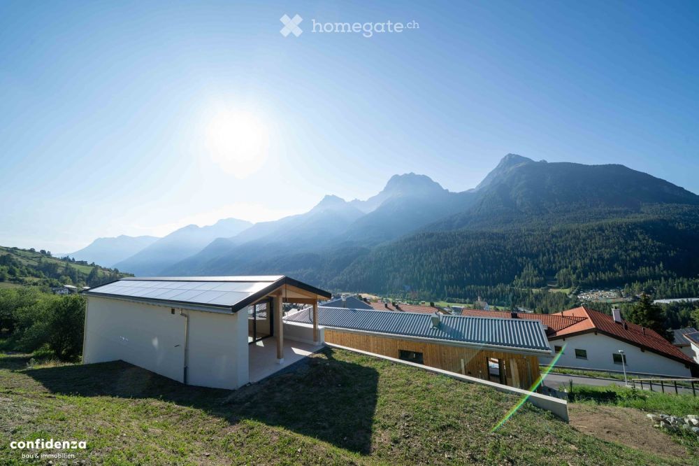 Exklusives Neubau-EFH mit Panorama in Scuol – Erstwohnsitz in Top-Hanglage - Bild 1